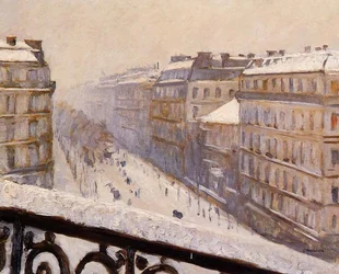 Boulevard Haussmann, Schneeeffekt